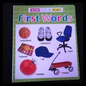 First words board book